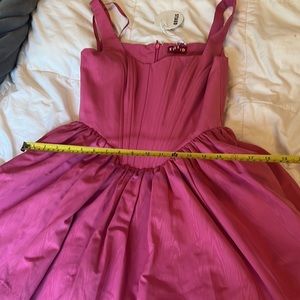 NWT STAUD Pink Landscape Dress size 4 (Eras Tour Outfit)